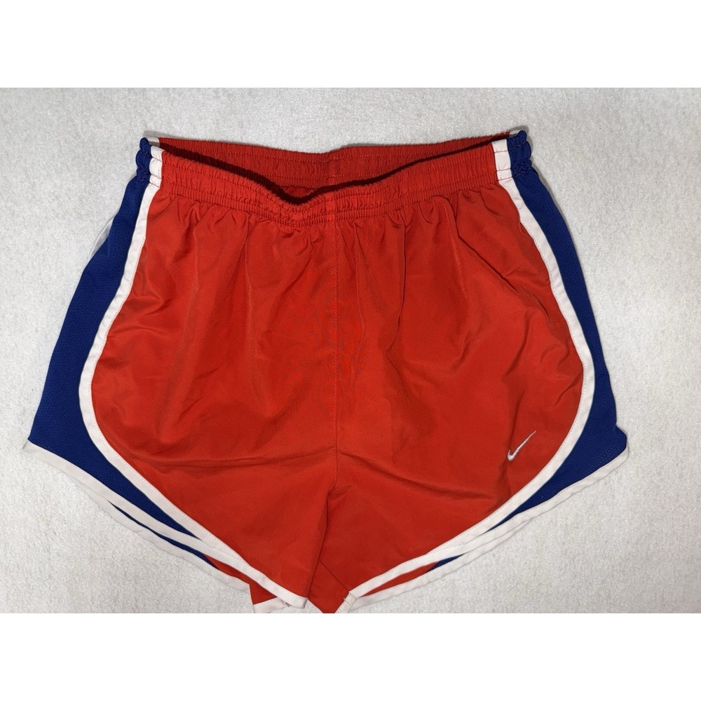 Nike Dri Fit Tempo Athletic Comfort Running Shorts Size X Small Red/blue Lined